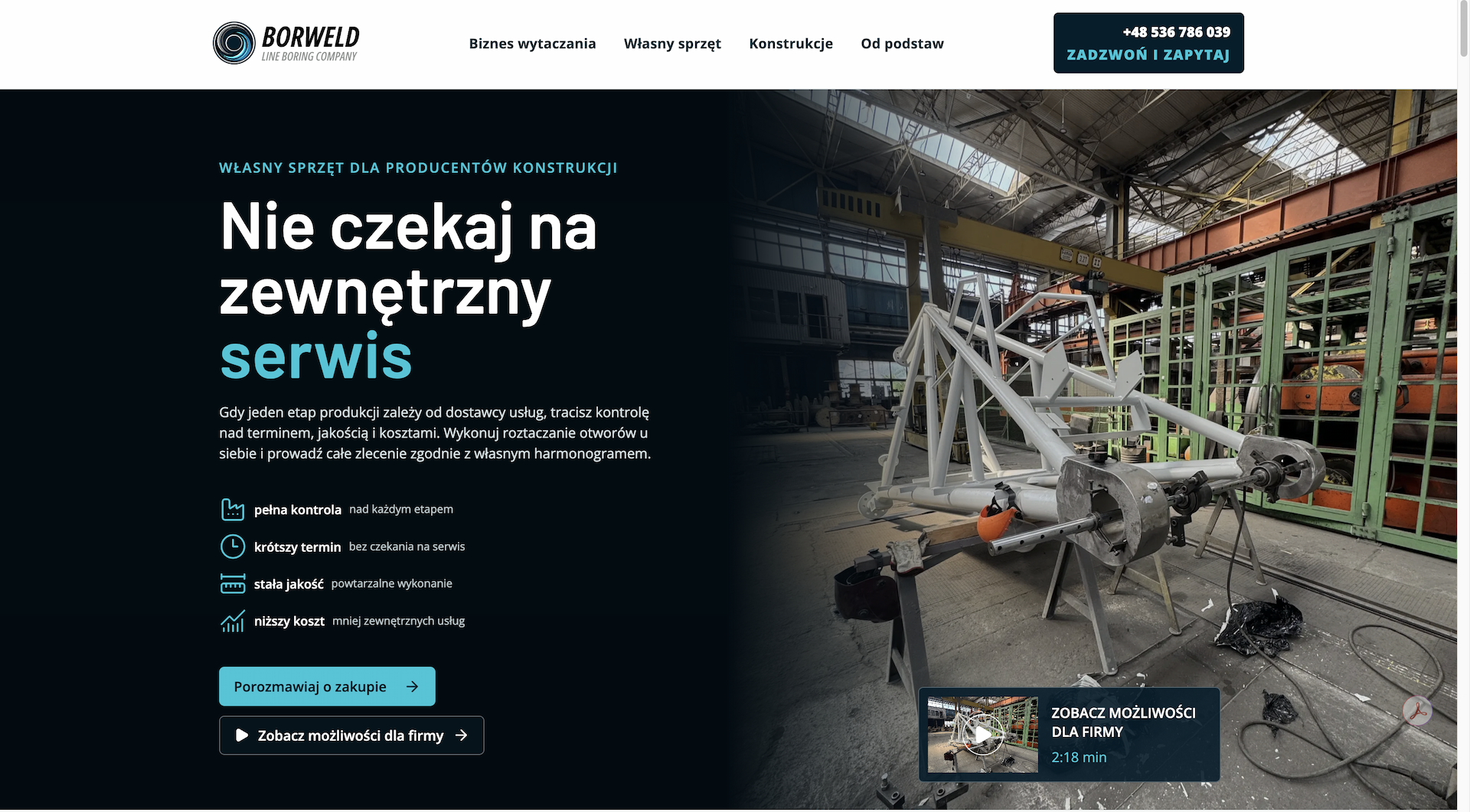 BORWELD website and connected marketing channels
